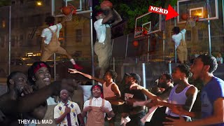 NERD Plays Basketball In The HOOD VS NY TRASH TALKERS [upl. by Keelby30]