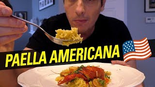 PAELLA AMERICANA Cucinare in 5 minuti con la pentola a pressione elettrica [upl. by Dupuy]