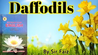 The daffodils class 9 poem  by william wordsworth  sindh textbook board  the daffodils poem [upl. by Perlie]