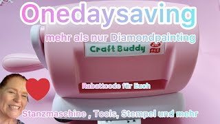 Onedaysaving❤️ Diamondpainting amp Bastel Shop ❤️ unboxing❤️ Stanzmaschine aus China 🤩 [upl. by Elokyn296]