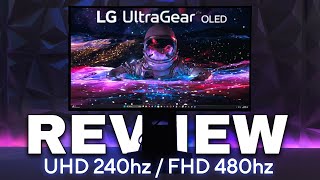 New LG 32GS95UE Review 4k 240hz Dual Mode Gaming Monitor HDR Magic [upl. by Badger]