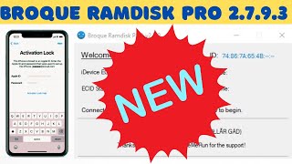 UPDATE Broque Ramdisk PRO 2793 2024 Bypass Passcode amp Hello Screen for iOS 917 FREE [upl. by Reese]