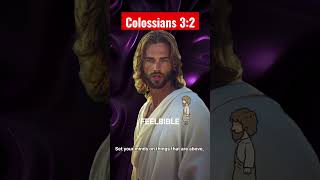 🙏 Colossians 32  Bible verse that Leads you Heaven  Jesus Christ  Pray for God [upl. by Flip332]