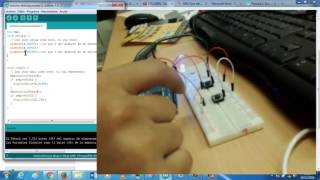 Arduino LED con dos pulsadores 12 EEE FPB2 [upl. by Timmons636]