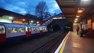 London Underground Northbound amp Southbound 1972 Stock Bakerloo Line Trains at Kensal Green [upl. by Dominic]