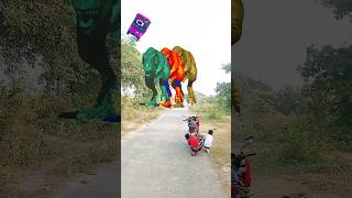 Real Jurassic world TRex vs Triceratops Part 1197 shorts dinosaur trex dinosour jurassicworld [upl. by Haem]