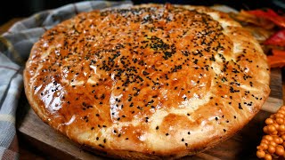 وصفة خبز المخضوبة الرزنة اليمنية اللذيذة بأسهل طريقة Delicious Yemeni Fluffy Bread Recipe [upl. by Lehcor]