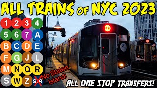 ALL TRAINS NYC 2023  Suprtoe Classic [upl. by Danae]