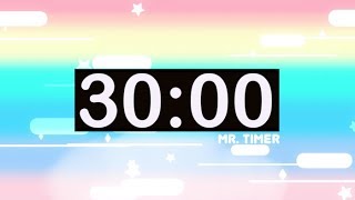 30 Minute Countdown Timer with Music for Kids [upl. by Lemieux]