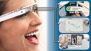 ما ستشعر به عند ارتداء نظارات جوجل الذكية Google Glass [upl. by Noroj]