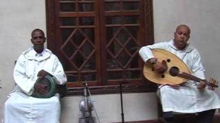 Oud and Darbouka players at Villa des Orangers Marrakech [upl. by Moreta]