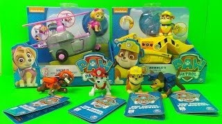 PAW PATROL ZUMA MARSHALL RUBBLE AND CHASE BY SPINMASTER [upl. by Sidnala]