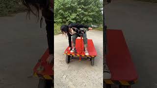 Small tricycle for lodding shortvideo automobile subscribe [upl. by Aidas]