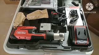 Anythinggas unboxing of the RIDGID RP 351 Standard Press Tool [upl. by Adnouqal]