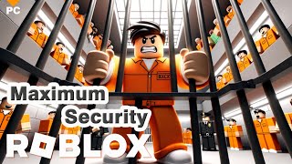 Prison Escape Obby Maximum Security ROBLOX full gameplay [upl. by Mather407]