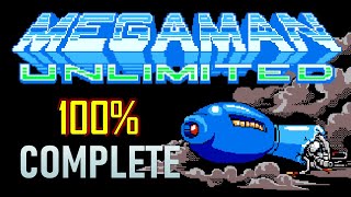 MEGAMAN UNLIMITED  100 Full Game No Damage [upl. by Florry]