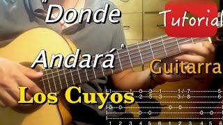 Donde Andará  Los Cuyos tutorial [upl. by Ricarda]