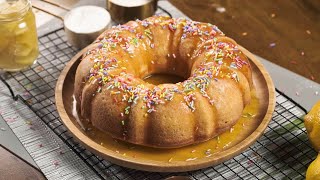 How to make LIMONCELLO BUNDT CAKE  Recipesnet [upl. by Ahsemrak]