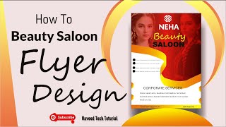 Design Flyer in CorelDRAW Professional Flyer Design Tutorial StepbyStep 2024 [upl. by Neelhsa415]