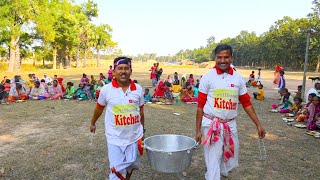 Village style Chicken curry and Bengali style Fulgobi Potato curry cooking for village people [upl. by Sonstrom766]