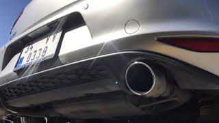 Golf 7  CLH 16 TDI Downpipe muffler12 delete sound [upl. by Kermit]