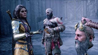 Kratos Admits He Likes Freya and Joins Her All Romance Scenes  God of War Ragnarok Valhalla [upl. by Adnohsirk]