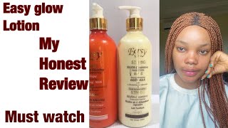 HONEST REVIEW ABOUT EASY GLOW LOTION skincare easyglowlotion tone [upl. by Samala]