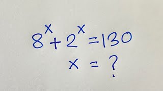 Maths Olympiad  A tricky Algebra Maths Olympiad Questions  8x 2x 130 [upl. by Nitsu]