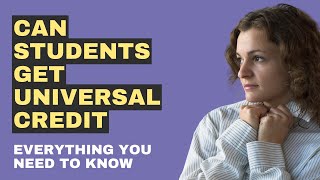 Can Students Get Universal Credit [upl. by Nauqes453]