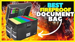 Top 5 Best Fireproof Document Box 2023 Water Resistant Document Bags [upl. by Ayhdnas]