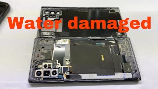 Note 10 Plus Water DamagedSamsung Note 10 Water CleaningRepairing Water Destroyed Phone [upl. by Carlita]