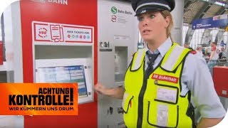 Die Tricks der Diebe manipulierte Fahrkartenautomaten  Achtung Kontrolle  kabel eins [upl. by Elbys208]