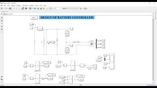 Battery controller design in Simulink [upl. by Libbna]