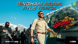 Singham AgainTitle TrackAjayAkshayRanveerKareenaDeepikaTigerRavi BasrurSwanandRohit Shetty [upl. by Aeriela575]