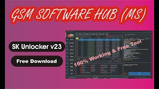 SK Unlocker v23  Free Download  100 Working amp Free Tool [upl. by Suciram442]