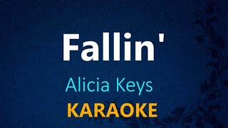 FALLIN  Alicia Keys KARAOKE VERSION [upl. by Golter]