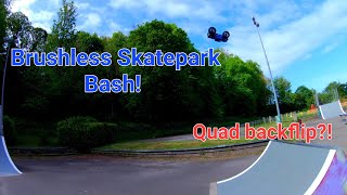 FTX Tracer super cheap brushless upgrade and skatepark bash [upl. by Ednarb]