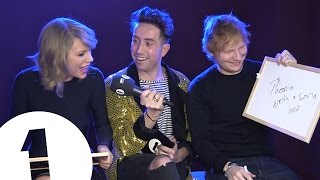 Ed Sheeran and Taylor Swift play Eds or Taylz [upl. by Yarrum]