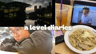 a level diaries  prelims cafe study sessions  naps and more lessons 🥹 [upl. by Alahc]