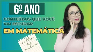 VOLTA ÁS AULAS  6º ANO CONTEÚDOS DE MATEMÁTICA  Professora Angela Matemática [upl. by Rosalinde341]