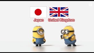 Japanese police cars vs United Kingdom police cars [upl. by Fariss]