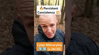 🔥 Cytat MIKROCYKLU 1️⃣3️⃣  Persistent Consistency 💥🦈✅ [upl. by Ruskin]