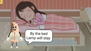 By the Lamp will stay🏮🏮kidssongs babiessongs childrensrhymes rhymes englishsongs abcd [upl. by Natty]