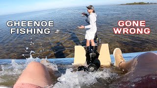 Gheenoe Fishing for Redfish Gone WRONG Gheenoe Damaged [upl. by Goer]