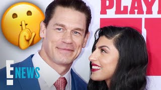 John Cena Marries Shay Shariatzadeh in Secret Ceremony  E News [upl. by Taub866]