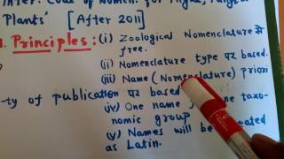 International Code of Botanical Nomenclature part2 [upl. by Anilag304]