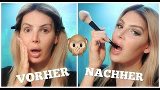 NATURKOSMETIK 🌿FULL COVERAGE DROGERIE MAKEUP 😱💄 [upl. by Rentsch]