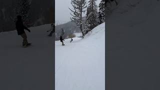 One day I’ll make a full snowboarding edit for now enjoy my shorts  Park city resort Utah [upl. by Pillow850]