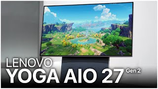 Lenovo Yoga AIO 27 2nd gen  Unboxing  Quick look [upl. by Amsed26]