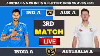 Australia A vs India A 1st TEST INDA vs AUSA 2024 Match Live Cricket  INDA vs AUSA Live 2 [upl. by Nivlen]